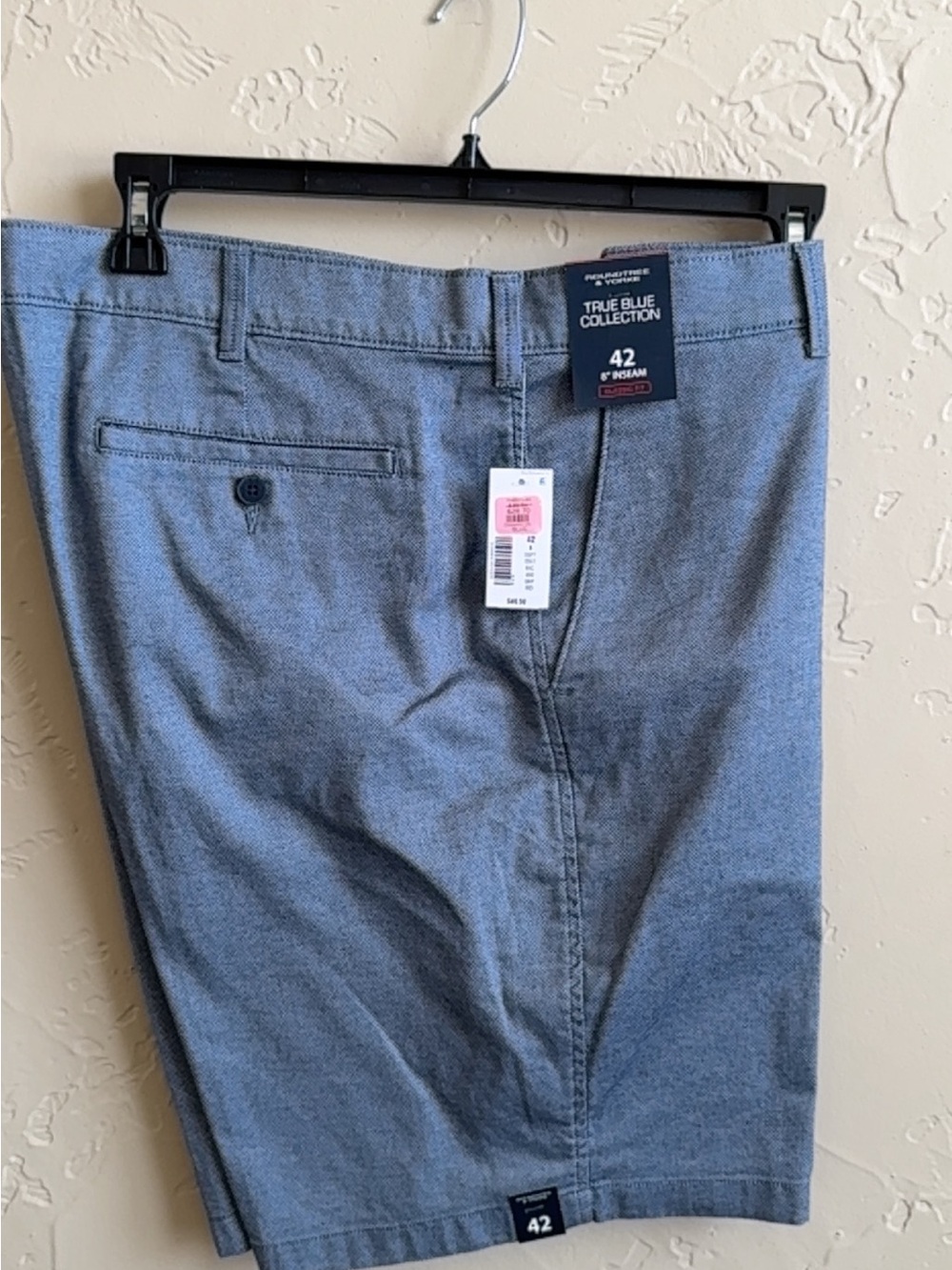 Roundtree & Yorke Navy Blue Men's Chino Shorts